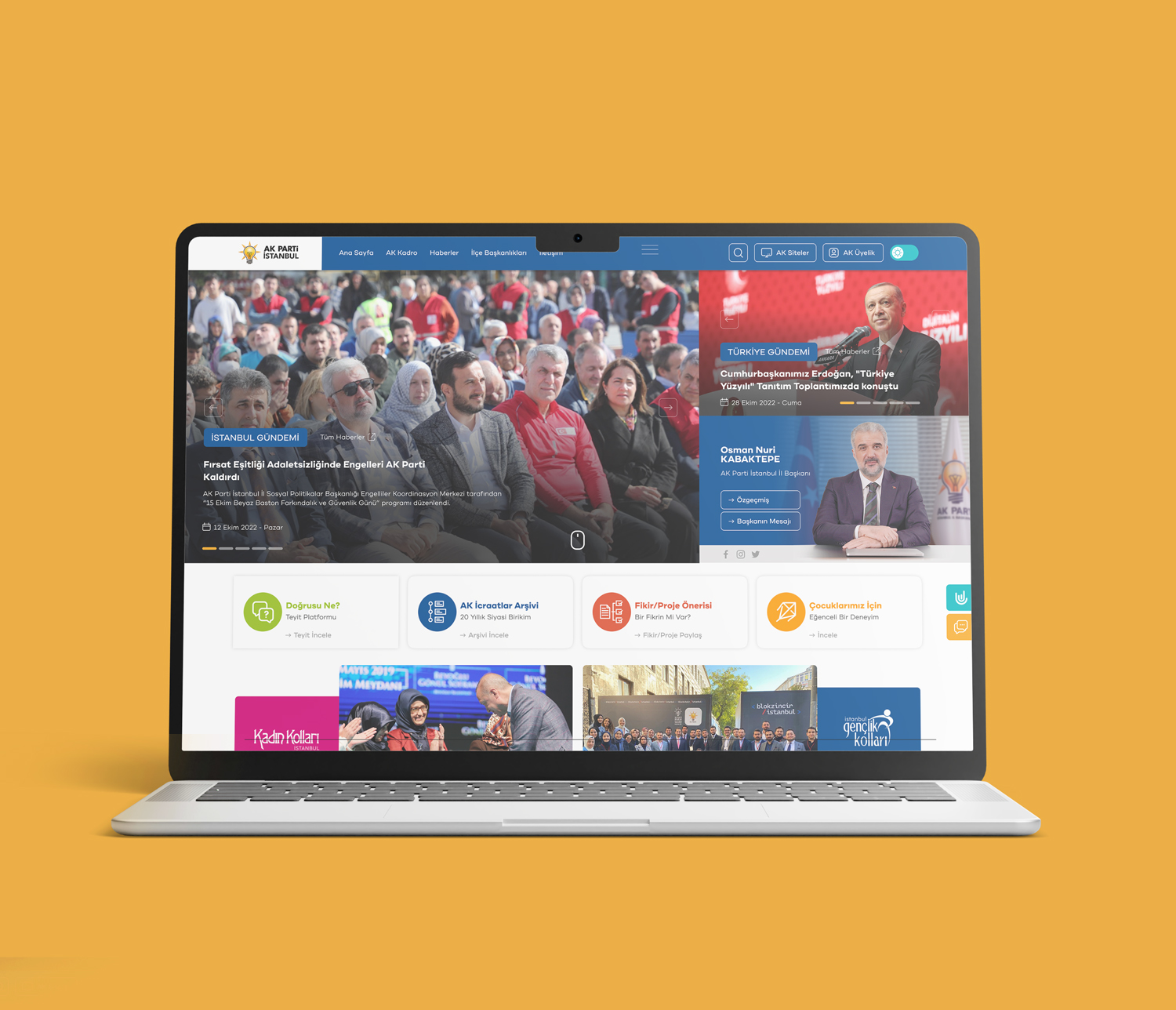 AK Parti İstanbul İl Başkanlığı Web Platformu - Görsel 2