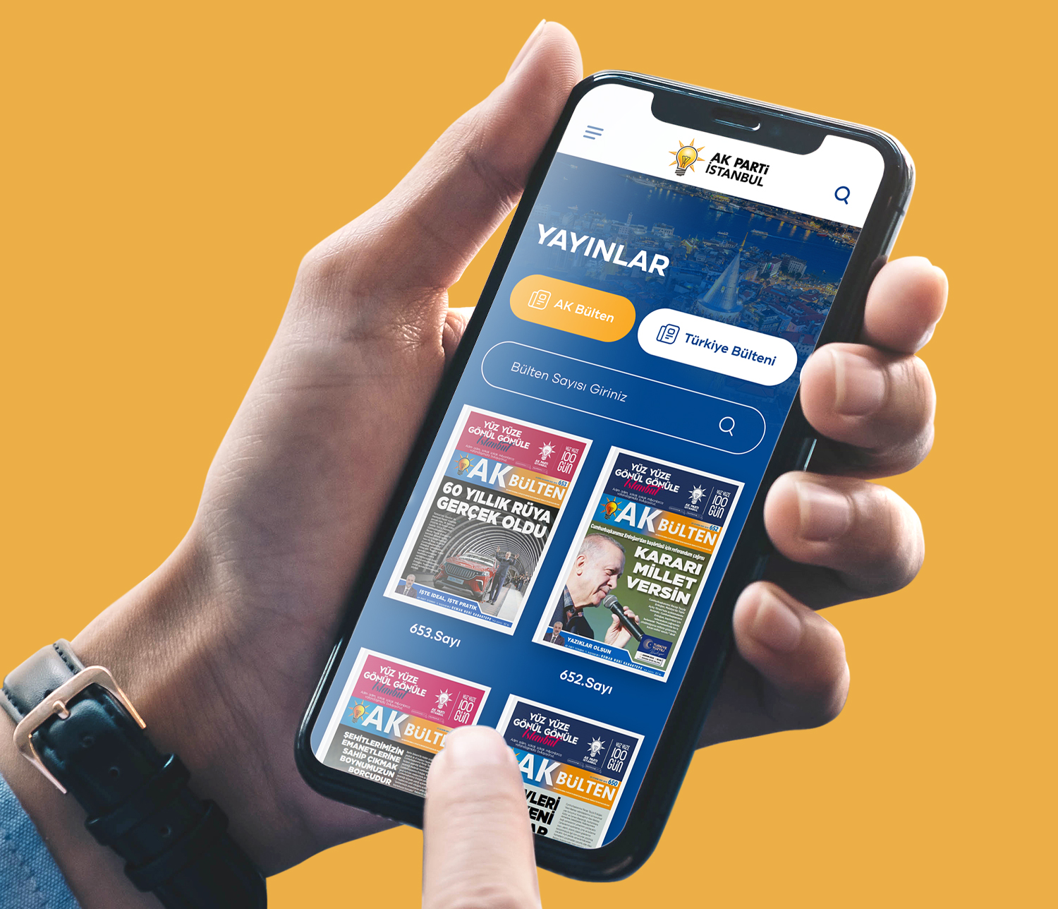 AK Parti İstanbul İl Başkanlığı Web Platformu - Görsel 1