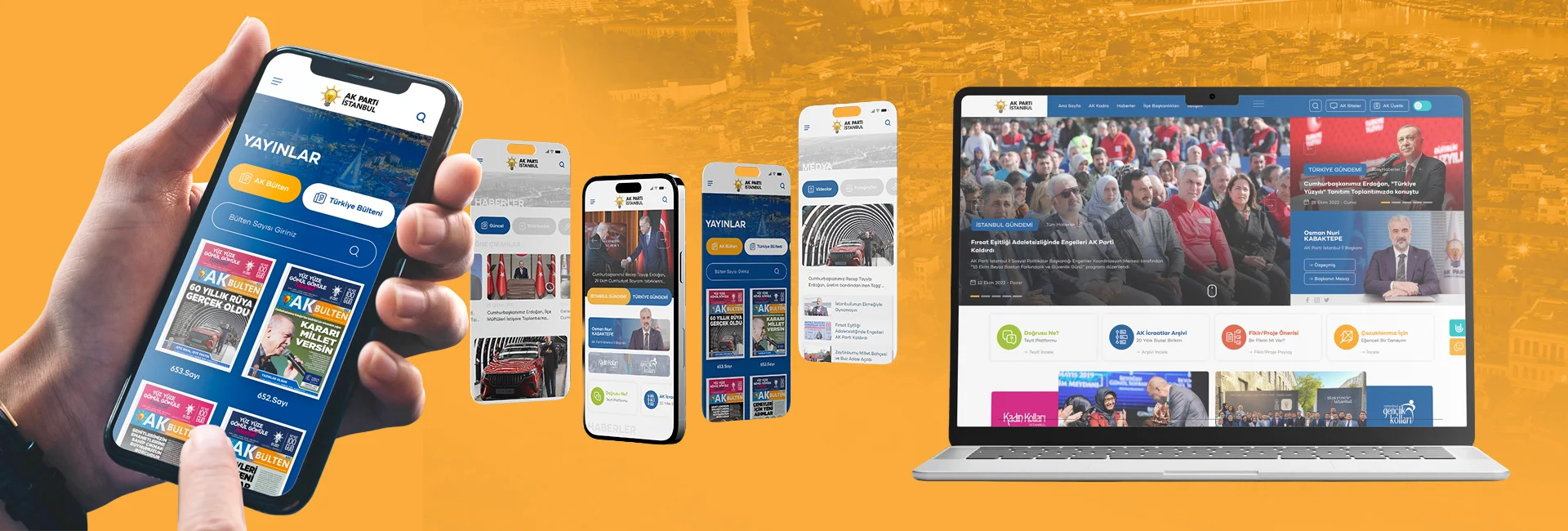 AK Parti İstanbul İl Başkanlığı Web Platformu