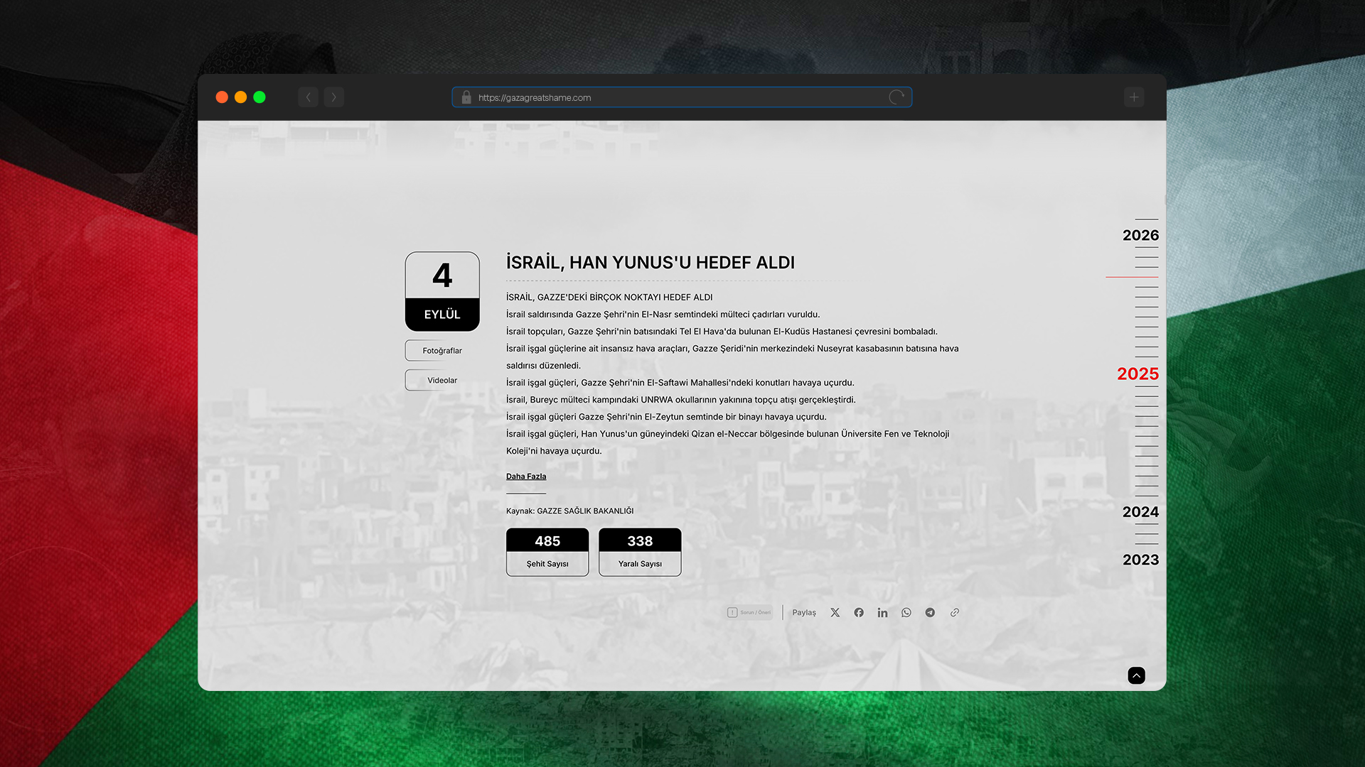 Gazze Büyük Utanç - Görsel 2