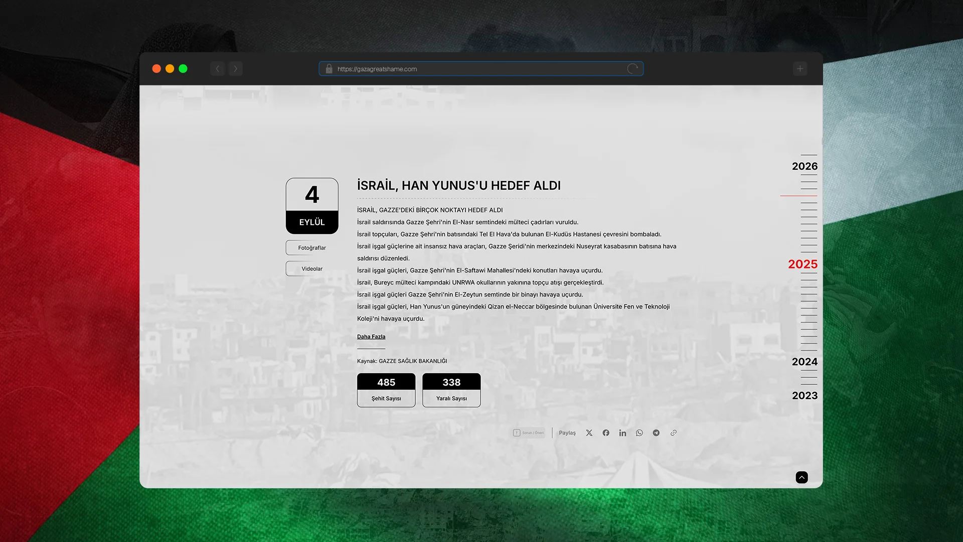 Gazze Büyük Utanç - Görsel 2