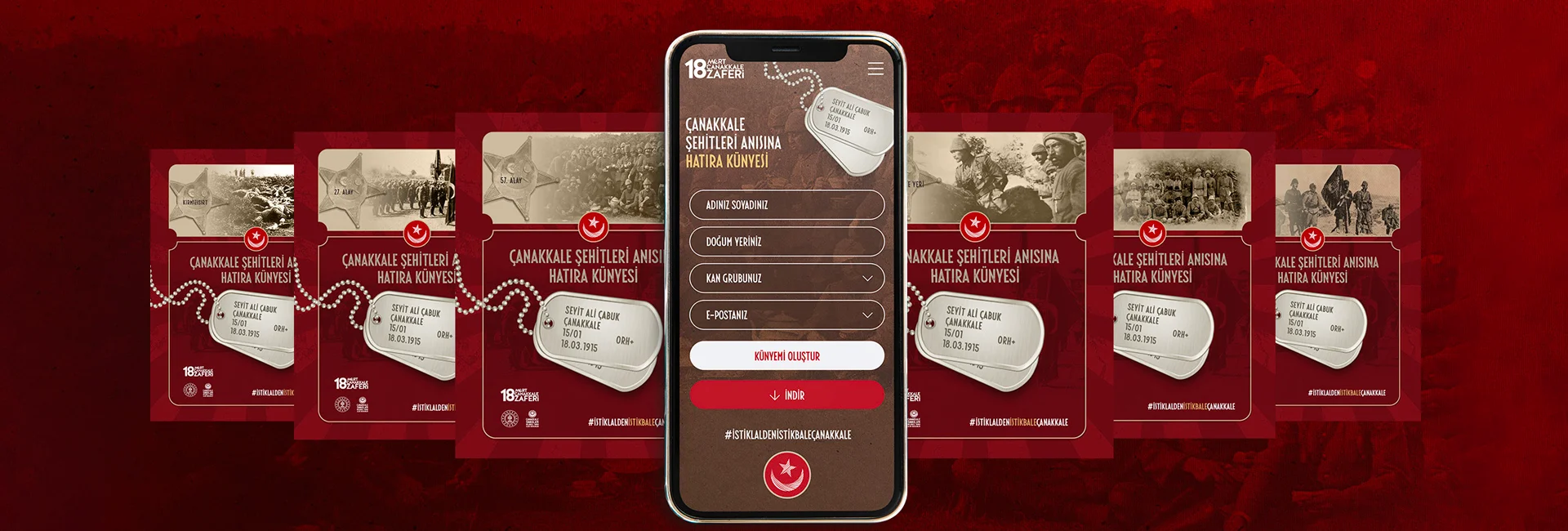 March 18 Gallipoli Martyrs Memorial Dog Tag